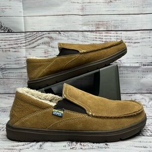 Lems Drifter Fur Slip On Comfort Slipper Shoes Men’s Size 10